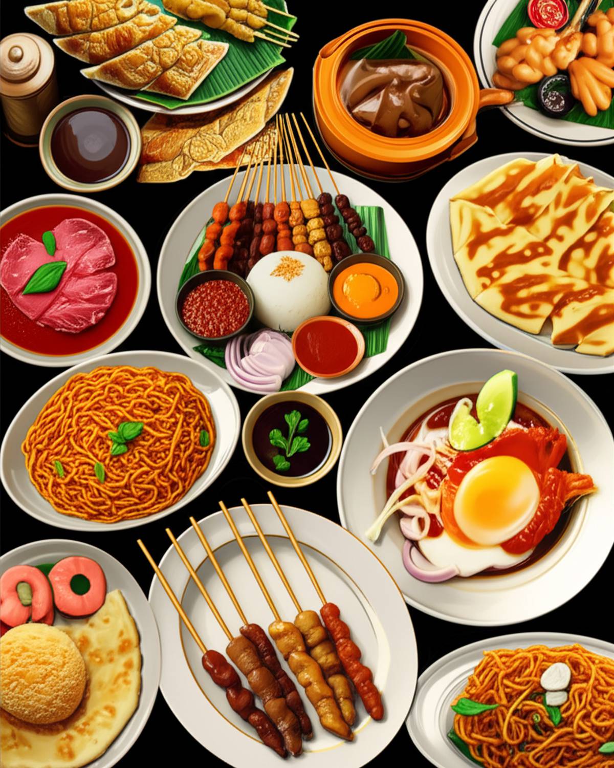 درباره غذاهای خیابانی کوالالامپور
