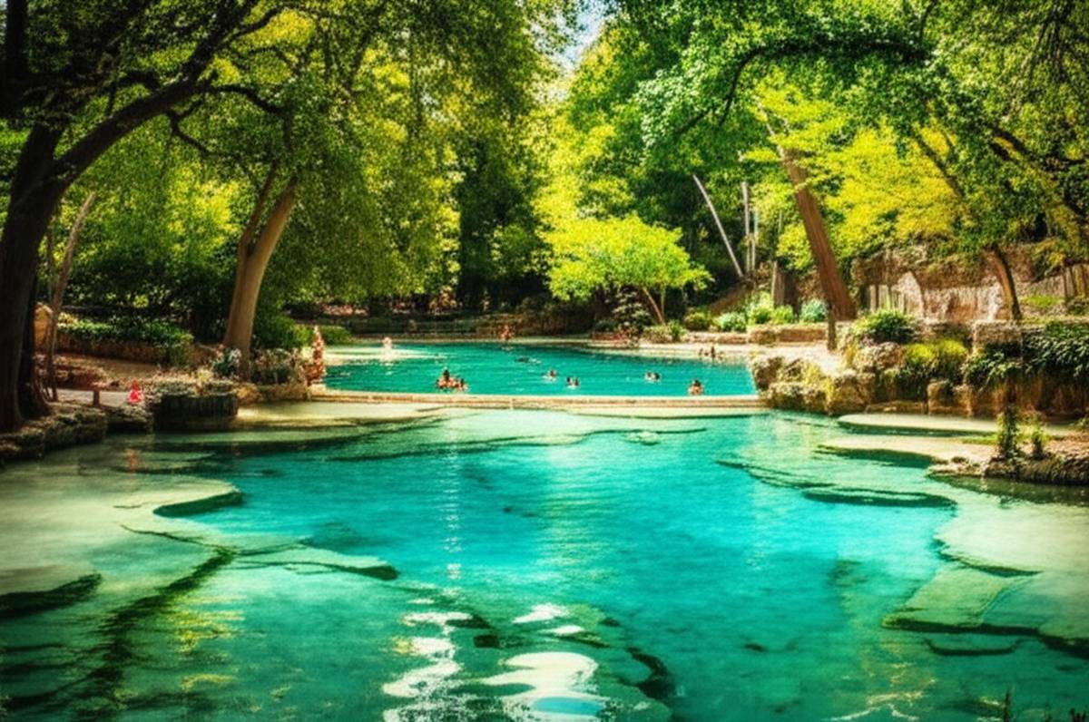 استخر طبیعی بارتون اسپرینگز | Barton Springs Pool