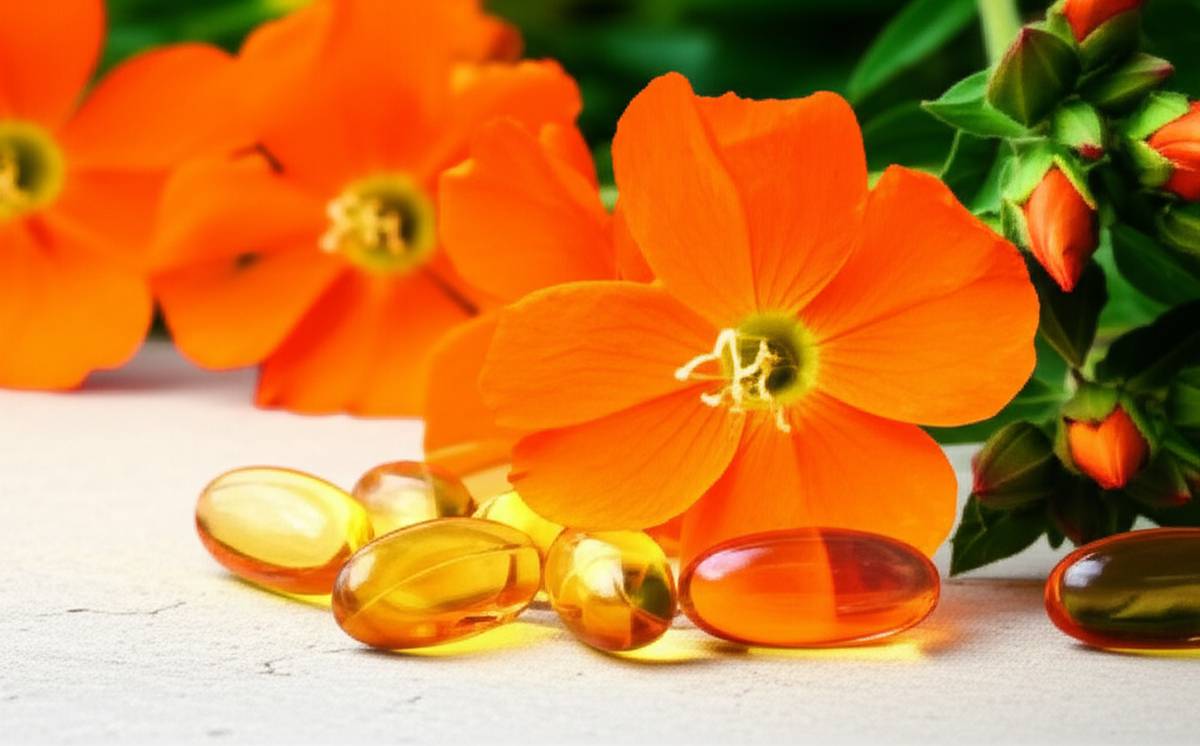 سافت ژل روغن گل مغربی 1000 میلی گرم ویتا تایم | خواص و خرید