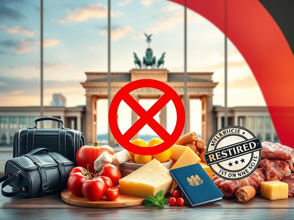 غذاهای ممنوعه در سفر به آلمان: لیست کامل خوراکی ها و نکات گمرکی