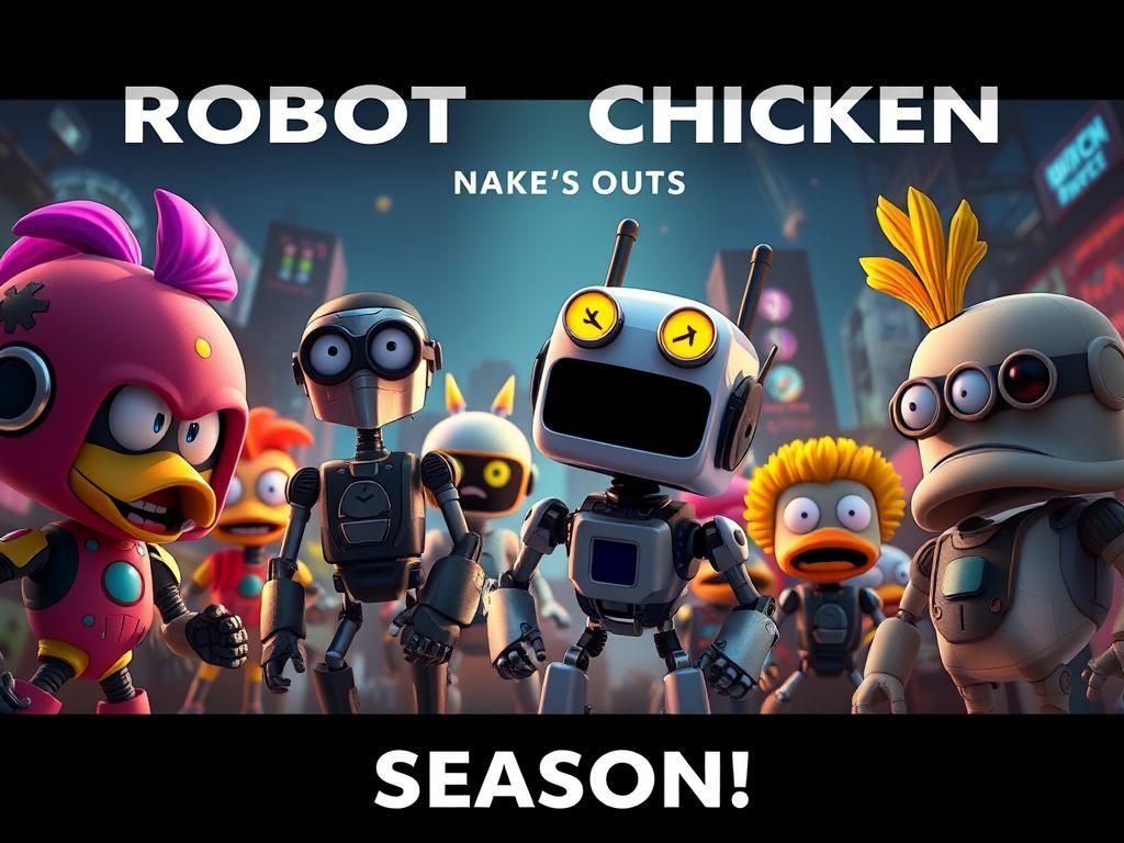 انیمیشن مرغ ربات (Robot Chicken): راهنمای کامل فصل جدید
