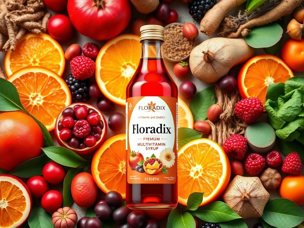 شربت مولتی ویتامین سالودینام فلورادیکس | بررسی مزایا و خرید